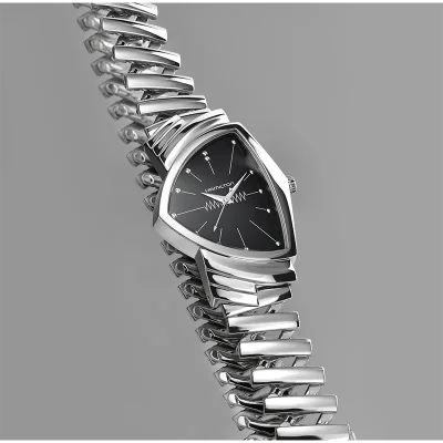 Hamilton Ventura H24411232 svart rustfritt st�l quartz