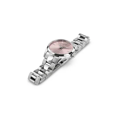 Hamilton H32301171 dameklokke med rosa skive og rustfritt st�l