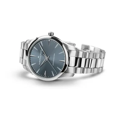 Hamilton Jazzmaster H32461141 Rustfritt st�l Bl� Skive