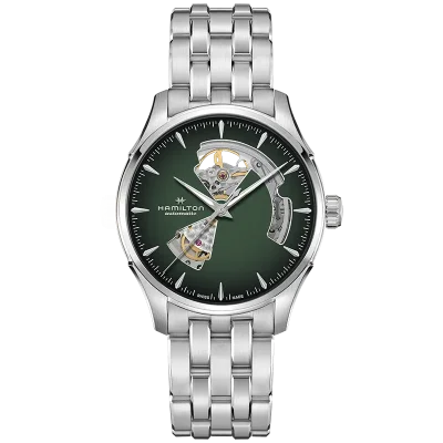 Hamilton H32675160 Jazzmaster gr�nn mekanisk klokke