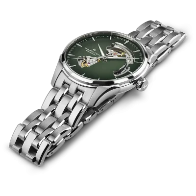 Hamilton H32675160 Jazzmaster gr�nn mekanisk klokke