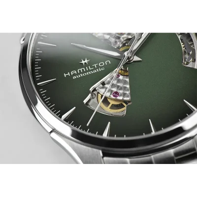 Hamilton H32675160 Jazzmaster gr�nn mekanisk klokke