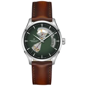 Hamilton Jazzmaster H32675560 gr�nn mekanisk klokke 40 mm