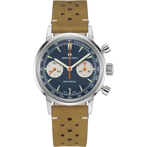 Hamilton H38429541 mekanisk automatisk klokke bl� safirglass