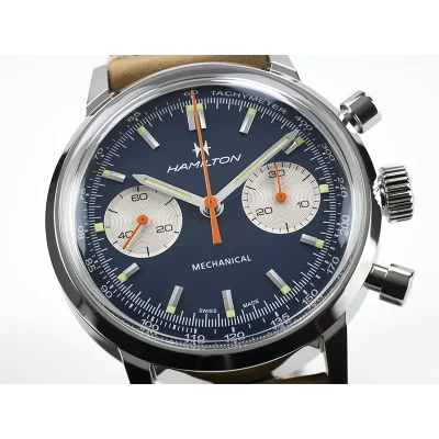 Hamilton H38429541 mekanisk automatisk klokke bl� safirglass