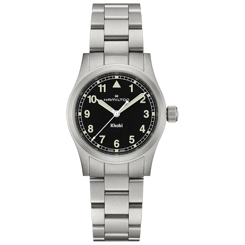 Hamilton Khaki Field H69301130 svart safirglass 33 mm