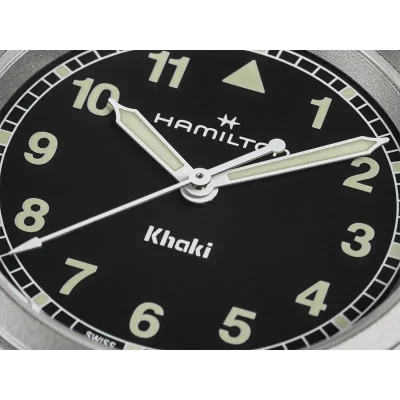 Hamilton Khaki Field H69301130 svart safirglass 33 mm