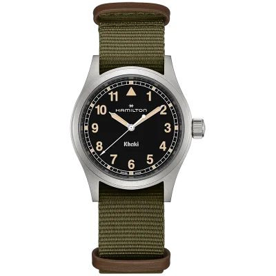 Hamilton H69401930 Khaki Field Svart 38 mm Quartz