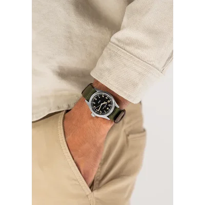 Hamilton H69401930 Khaki Field Svart 38 mm Quartz