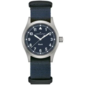 Hamilton Khaki Field H69401940 bl� safirglass rustfritt st�l