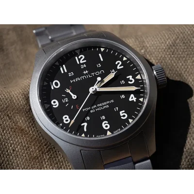 KHAKI FIELD POWER RESERVE M40-BK-BRC