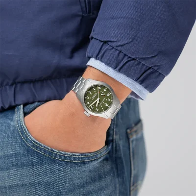 KHAKI FIELD POWER RESERVE M40-GN-BRC