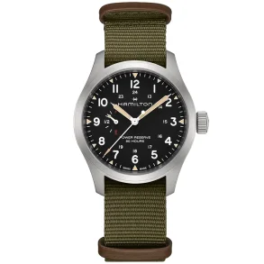 Hamilton Khaki Field H69509930 Svart 40 mm Automatisk