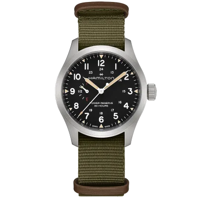 Hamilton Khaki Field H69509930 Svart 40 mm Automatisk