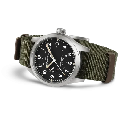 Hamilton Khaki Field H69509930 Svart 40 mm Automatisk