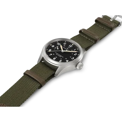 Hamilton Khaki Field H69509930 Svart 40 mm Automatisk