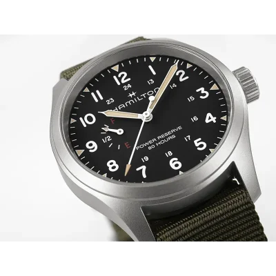 Hamilton Khaki Field H69509930 Svart 40 mm Automatisk