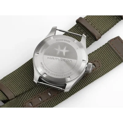 Hamilton Khaki Field H69509930 Svart 40 mm Automatisk