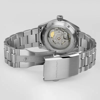 Hamilton Khaki Field H70405130, 38 mm, svart urskive