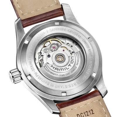 Hamilton Khaki Field H70555533 Svart Rustfritt St�l 42 mm