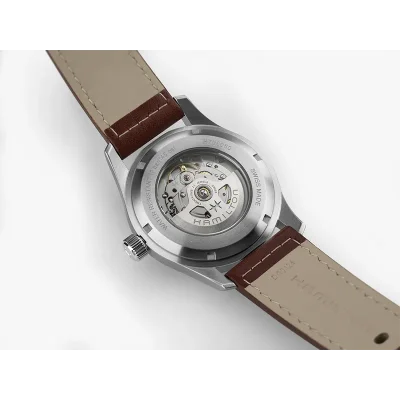 Hamilton Khaki Field H70555533 Svart Rustfritt St�l 42 mm
