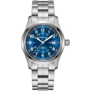 Hamilton Khaki Field H70605140 bl� mekanisk klokke