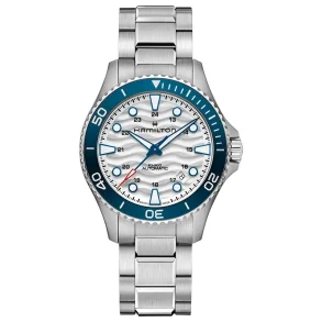 Hamilton H82425110 Khaki Navy mekanisk klokke hvit 40 mm