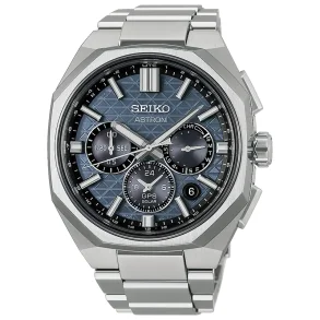Seiko HAB001J1 quartz klokke med bl� urskive og safirglass