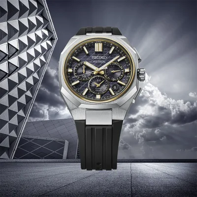 Seiko HAB003J1 svart safirglass quartz