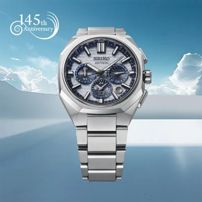 Seiko HAB004J1 Bl� Safirglass Quartz Klokke