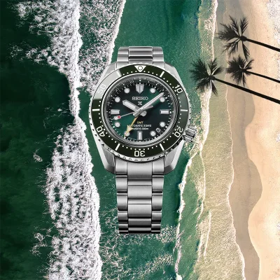 Seiko HBC001J1 Prospex Dykkerklokke gr�nn 42 mm