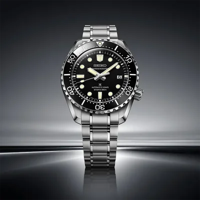 Seiko Prospex HBF001J1 mekanisk dykkerklokke svart 42 mm