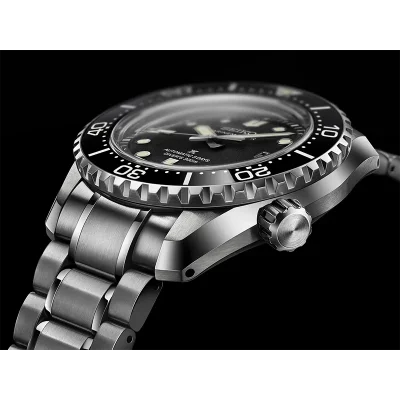 Seiko Prospex HBF001J1 mekanisk dykkerklokke svart 42 mm