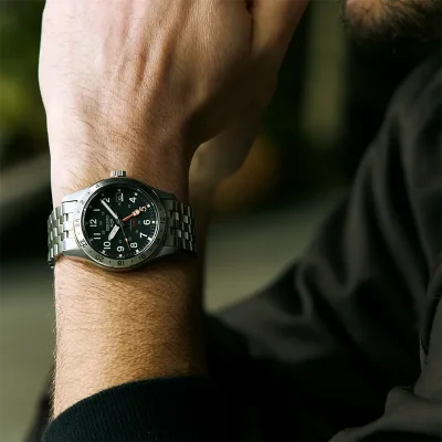 Seiko HDB006K1 mekanisk sportsklokke svart 41 mm