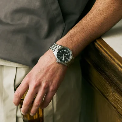 Seiko HDB006K1 mekanisk sportsklokke svart 41 mm
