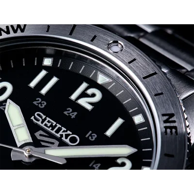 Seiko HDB006K1 mekanisk sportsklokke svart 41 mm