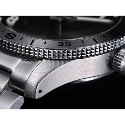 Seiko HDB006K1 mekanisk sportsklokke svart 41 mm