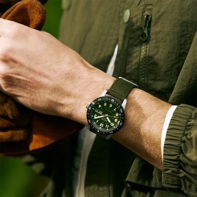 Seiko HDB008K1 Gr�nn Mekanisk Sportsklokke