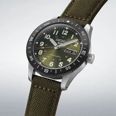 Seiko HDB008K1 Gr�nn Mekanisk Sportsklokke