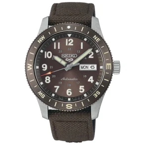 Seiko HDB009K1 mekanisk automatisk klokke brun Hardlex 41 mm
