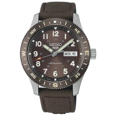 Seiko HDB009K1 mekanisk automatisk klokke brun Hardlex 41 mm