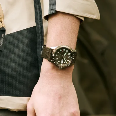 Seiko HDB009K1 mekanisk automatisk klokke brun Hardlex 41 mm