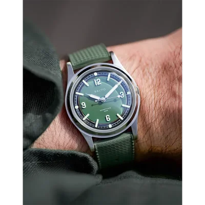 BALTIC WATCHES HERMETIQUE TOURER GREEN - RUBBER FKM GREEN