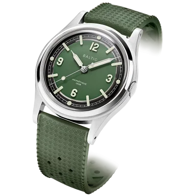 BALTIC WATCHES HERMETIQUE TOURER GREEN - RUBBER FKM GREEN