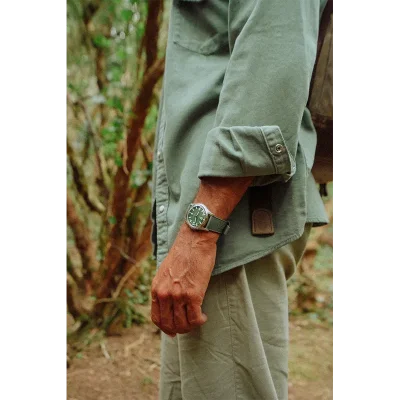 BALTIC WATCHES HERMETIQUE TOURER GREEN - RUBBER FKM GREEN