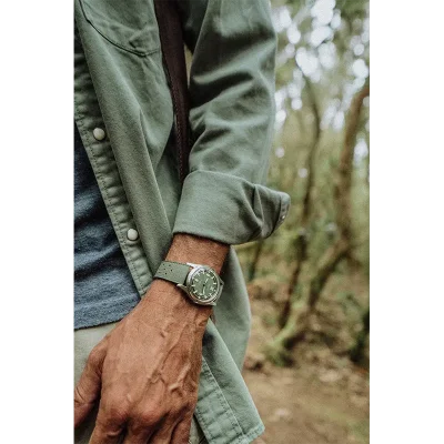 BALTIC WATCHES HERMETIQUE TOURER GREEN - RUBBER FKM GREEN