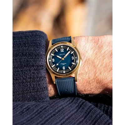 BALTIC WATCHES HERMETIQUE TOURER - BLUE BRONZE - BLUE RUBBER