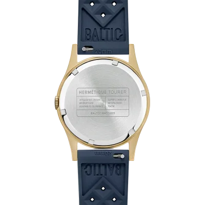 BALTIC WATCHES HERMETIQUE TOURER - BLUE BRONZE - BLUE RUBBER