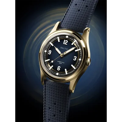 BALTIC WATCHES HERMETIQUE TOURER - BLUE BRONZE - BLUE RUBBER