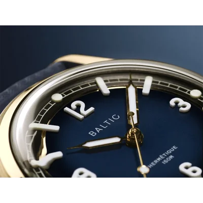 BALTIC WATCHES HERMETIQUE TOURER - BLUE BRONZE - BLUE RUBBER